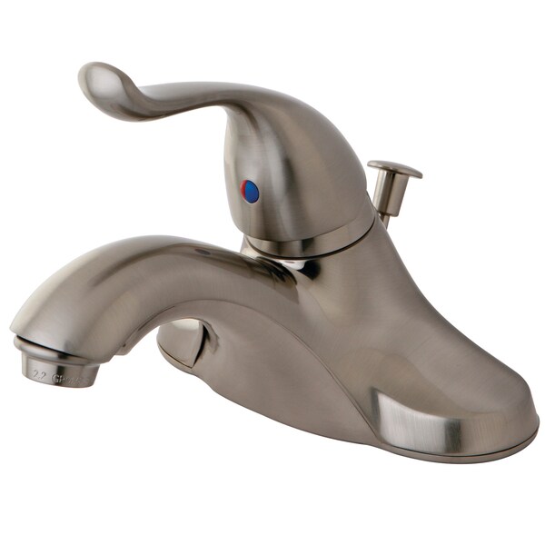 4" Centerset Bathroom Faucet, Brushed Nickel